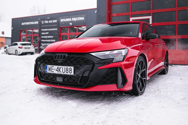 Folie PPF Audi RS3 — studio detailingowe Shiro Brzesko