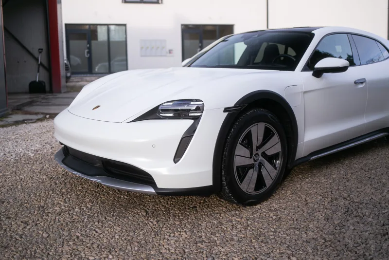 Porsche Taycan zmrożenie folią PPF matte — Shiro Detailing Brzesko