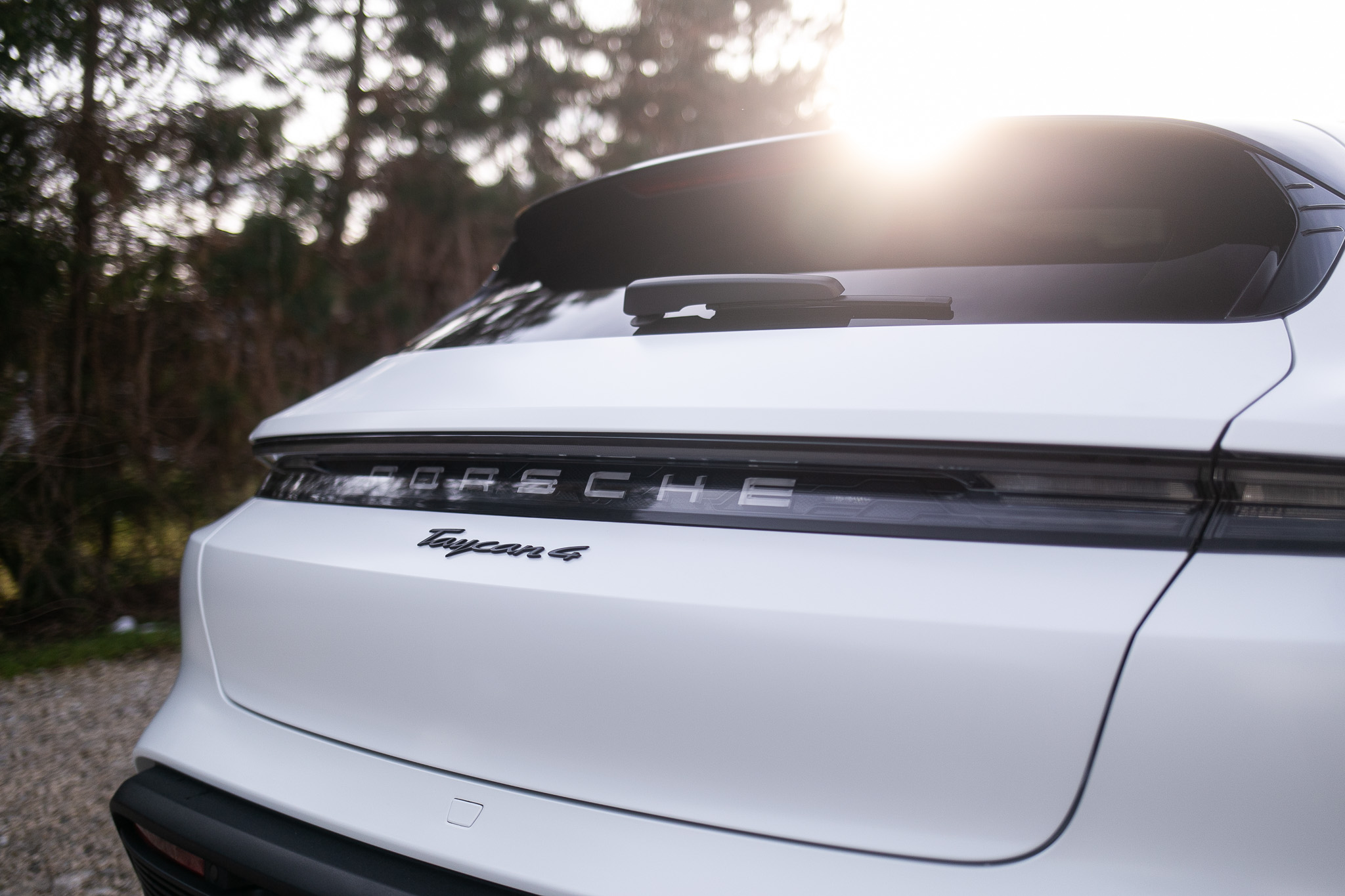 Porsche Taycan — zmrożenie folią PPF Shiro Detailing Brzesko