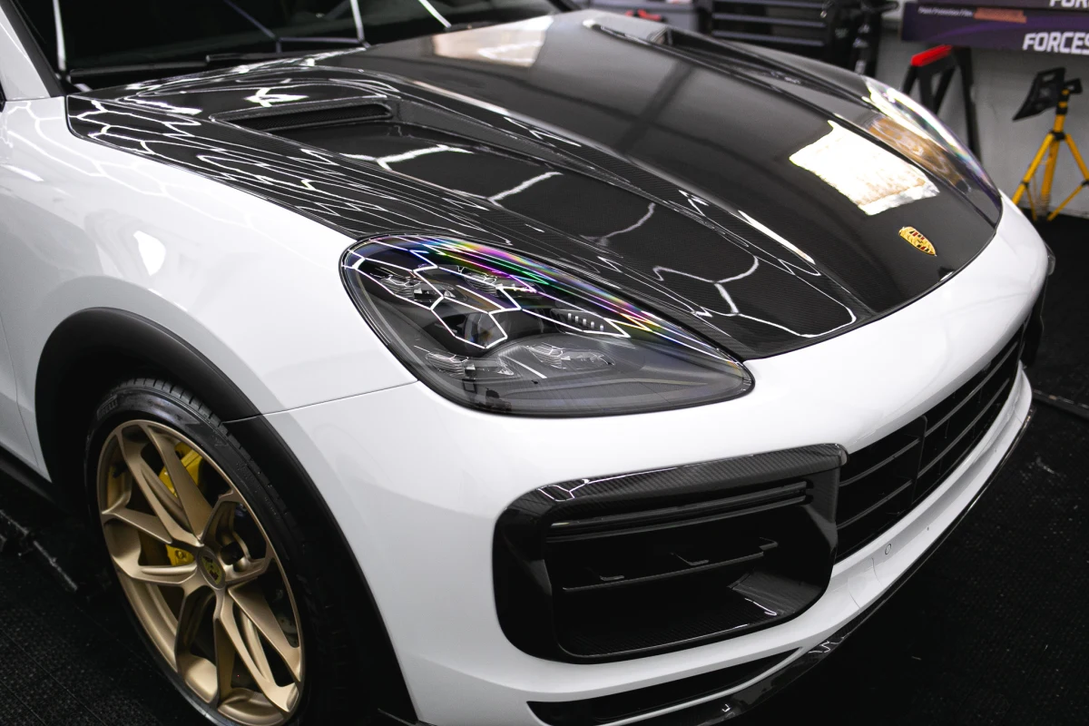 Porsche Cayenne Turbo GT — Full PPF — Shiro Detailing Brzesko